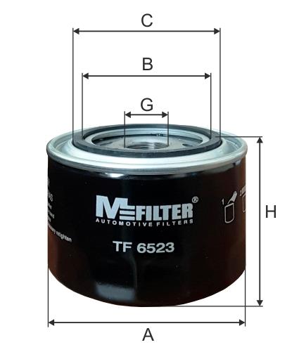 M-Filter TF 6523 Фільтр масляний TF6523: Приваблива ціна - Купити в Україні на EXIST.UA!