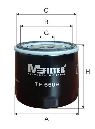M-Filter TF 6509 Фільтр масляний TF6509: Купити в Україні - Добра ціна на EXIST.UA!