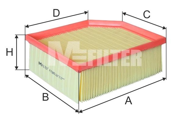 K7089 M-Filter Воздушный фильтр