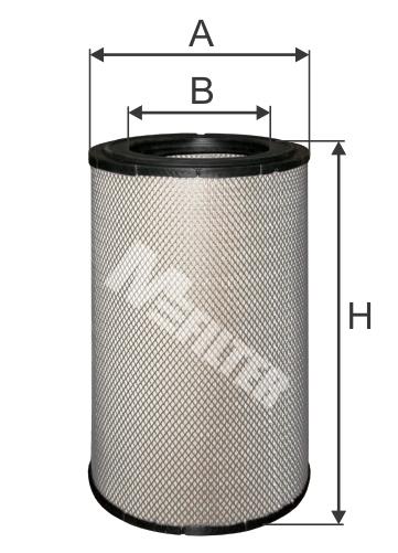 M-Filter A 8078 Воздушный фильтр для спецтехники A8078: Отличная цена - Купить в Украине на EXIST.UA! A8078 M-Filter Воздушный фильтр для спецтехники