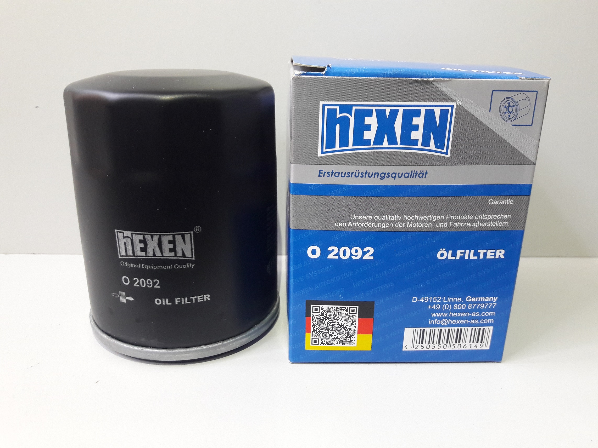 Hexen O 2092 Фільтр масляний O2092: Купити в Україні - Добра ціна на EXIST.UA!