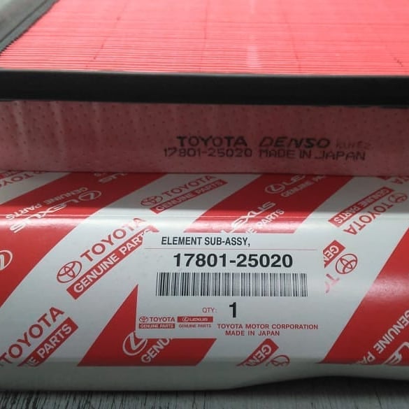 Toyota 17801-25020 Повітряний фільтр 1780125020: Купити в Україні - Добра ціна на EXIST.UA!