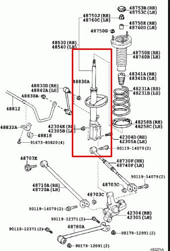 Купить Toyota 48540-80584 по низкой цене в Украине!