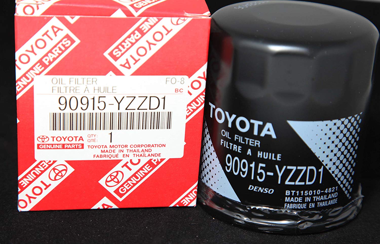 Toyota 90915-YZZD1 Фільтр масляний 90915YZZD1: Приваблива ціна - Купити в Україні на EXIST.UA!