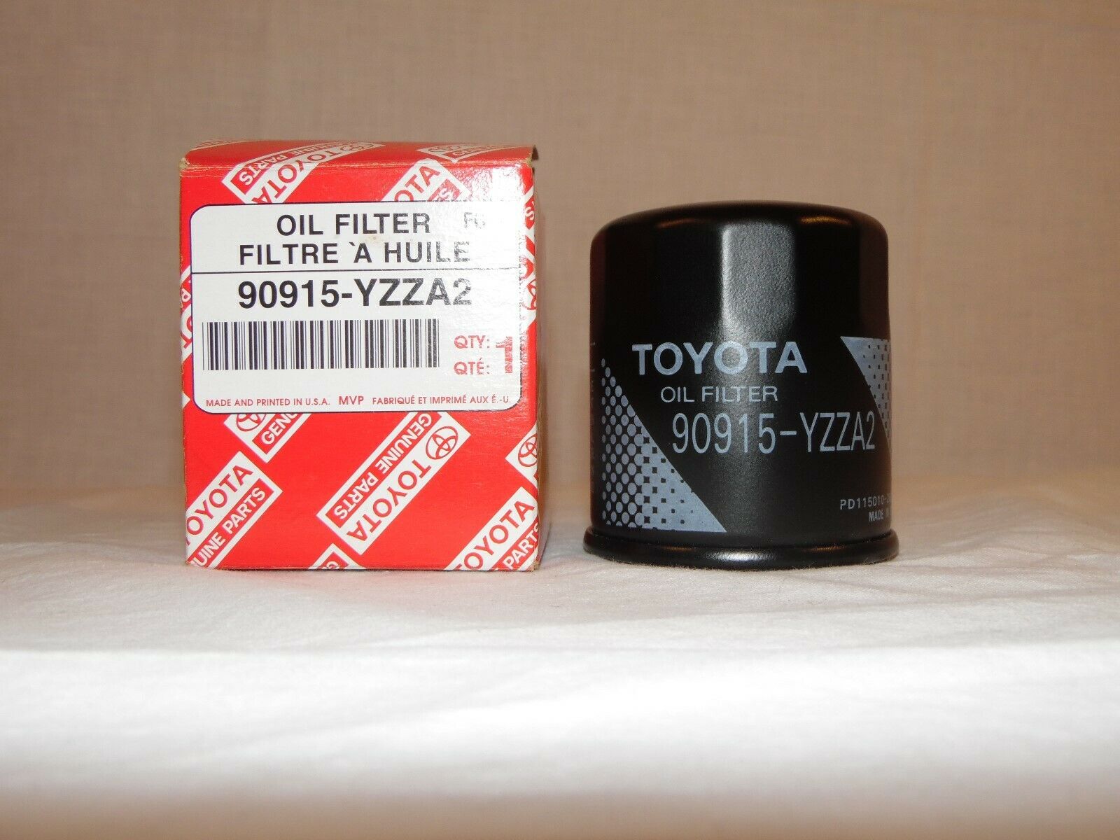 Toyota 90915-YZZA2 Фільтр масляний 90915YZZA2: Приваблива ціна - Купити в Україні на EXIST.UA!