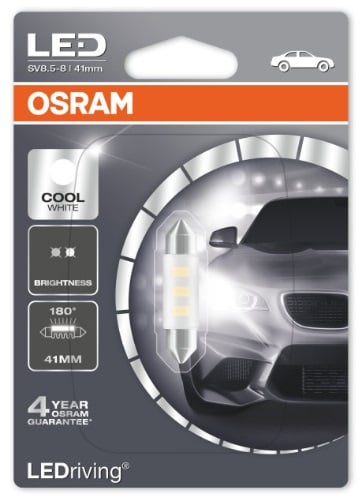 Osram 6441CW-01B Лампа світлодіодна Osram LEDriving CoolWhite Festoon 41 12V SV8,5 6441CW01B: Купити в Україні - Добра ціна на EXIST.UA!