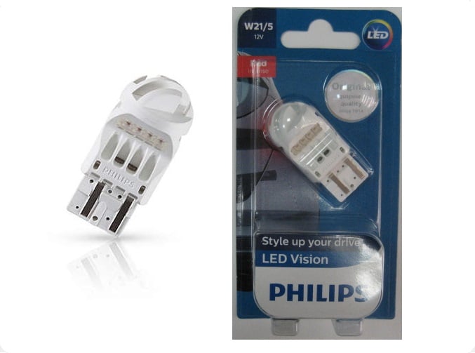 Philips 12835REDB1 Лампа світлодіодна Philips Vision LED T20 12V W3x16d 12835REDB1: Купити в Україні - Добра ціна на EXIST.UA!