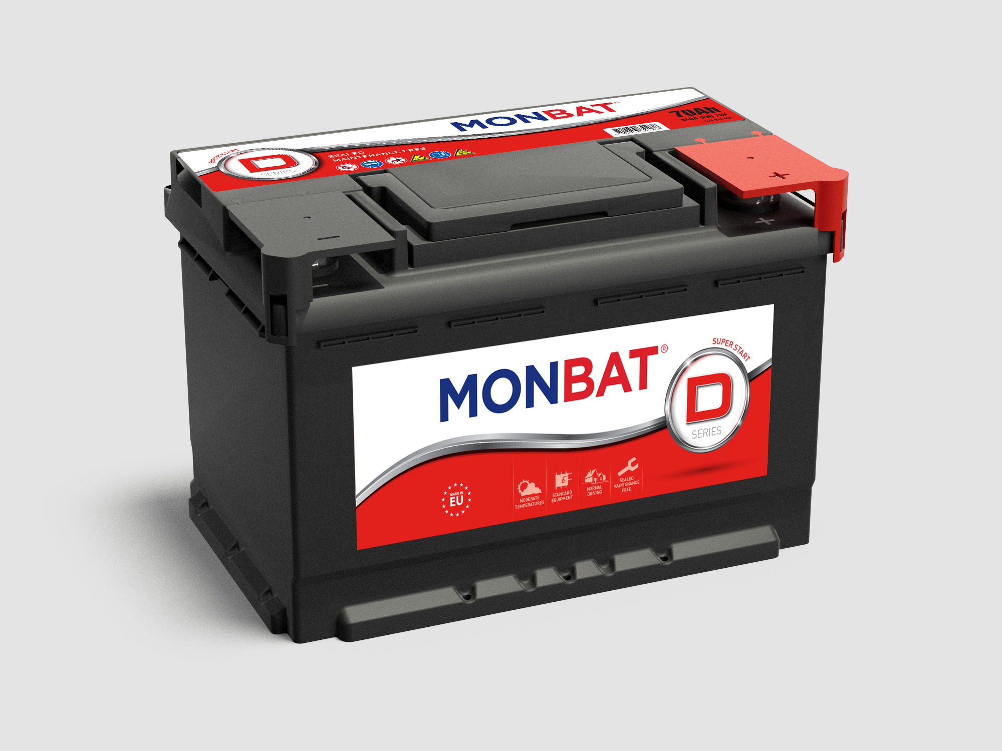 Monbat 555059048 Акумулятор Monbat Dynamic 12В 55Ач 480А(EN) R+ 555059048: Приваблива ціна - Купити в Україні на EXIST.UA!