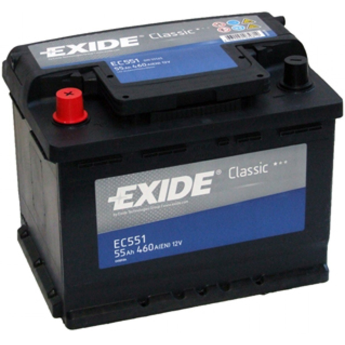 Exide EC551 Акумулятор Exide Classic 12В 55Ач 460А(EN) L+ EC551: Купити в Україні - Добра ціна на EXIST.UA!