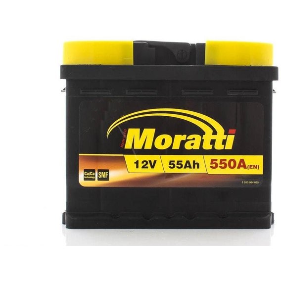 Moratti 5550064055 Акумулятор Moratti 12В 55Ач 550А(EN) L+ 5550064055: Приваблива ціна - Купити в Україні на EXIST.UA!