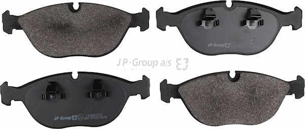 Тормозные колодки дисковые, комплект Jp Group 1163607410