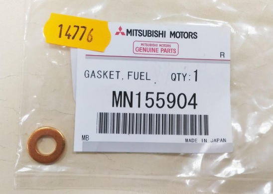 Mitsubishi MN155904 Прокладка форсунки паливної MN155904: Купити в Україні - Добра ціна на EXIST.UA!
