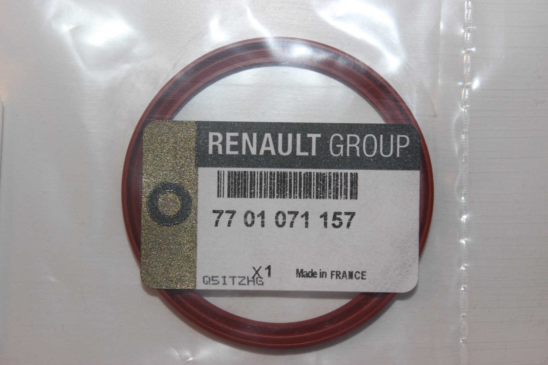 Renault 77 01 071 157 Кільце ущільнювальне 7701071157: Купити в Україні - Добра ціна на EXIST.UA!