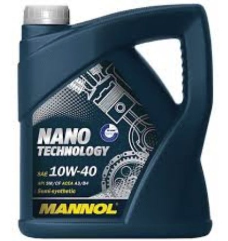 Mannol 4036021402574 Моторна олива Mannol Nano Technology 10W-40, 4л 4036021402574: Приваблива ціна - Купити в Україні на EXIST.UA!