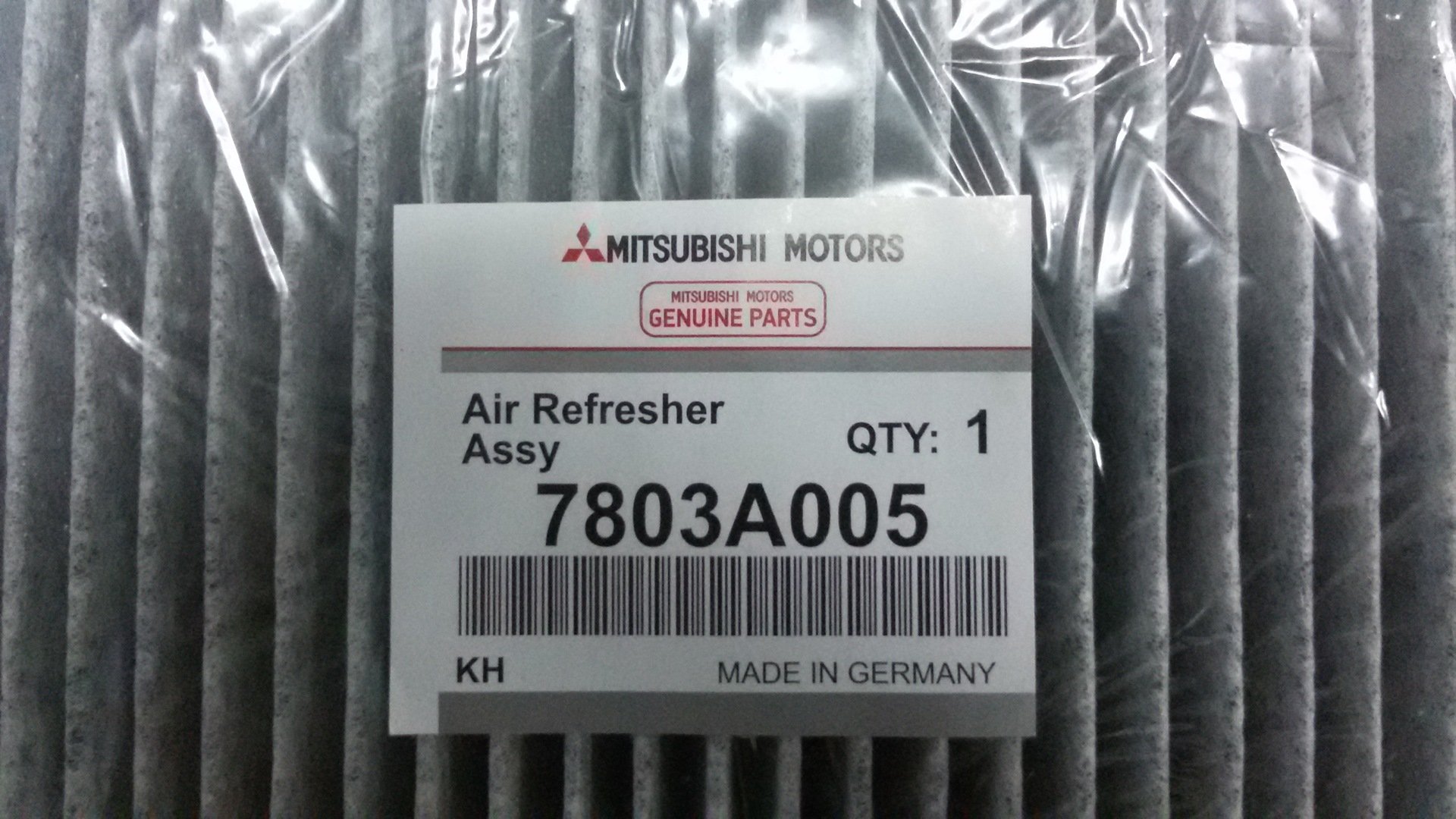 Mitsubishi 7803A005 Фільтр салону 7803A005: Приваблива ціна - Купити в Україні на EXIST.UA!