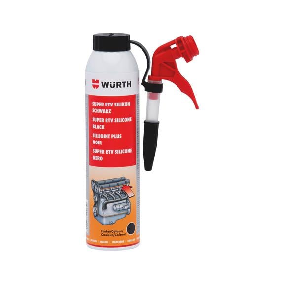 08933311 Wurth Силікон SUPER-RTV, чорний, 200ML