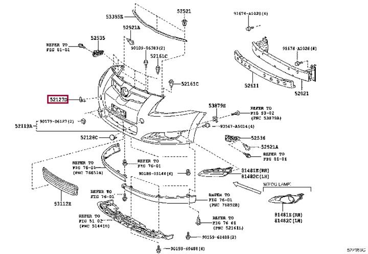 5212702911 Toyota Заглушка буксировочного крюка