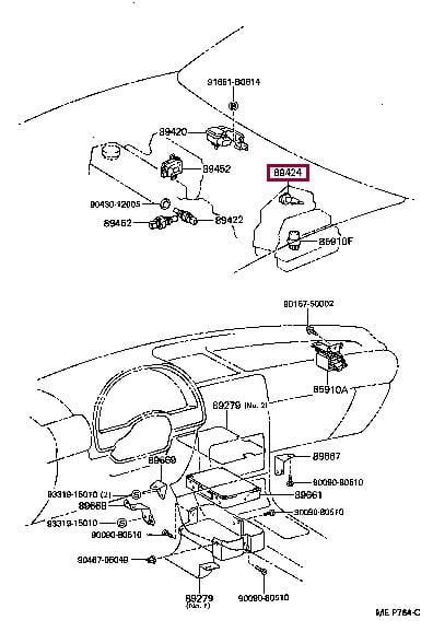 Купить Toyota 89424-12010 по низкой цене в Украине!