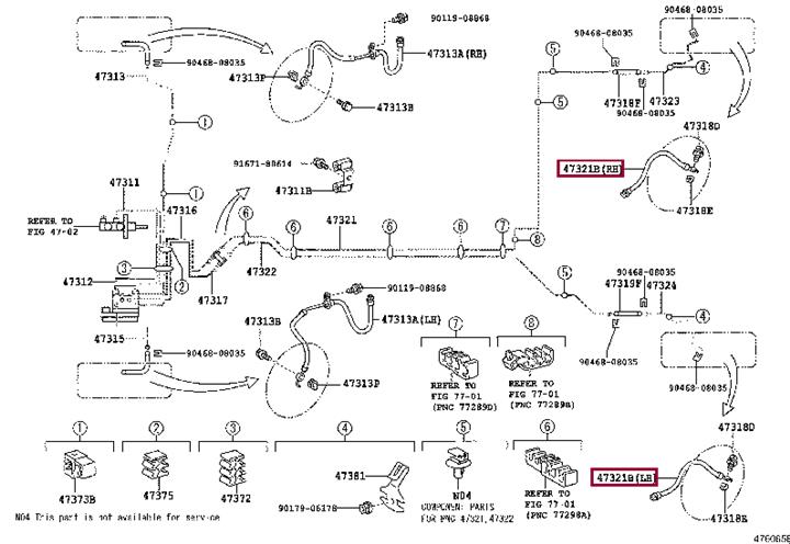 9094702E11 Toyota Тормозной шланг