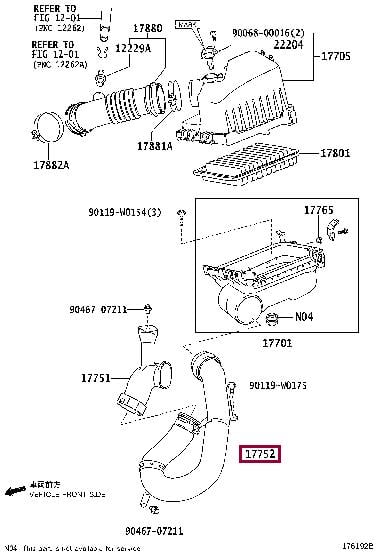 1775237030 Toyota Повітропровід
