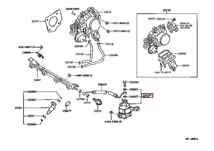 2330079535 Toyota Топливный фильтр