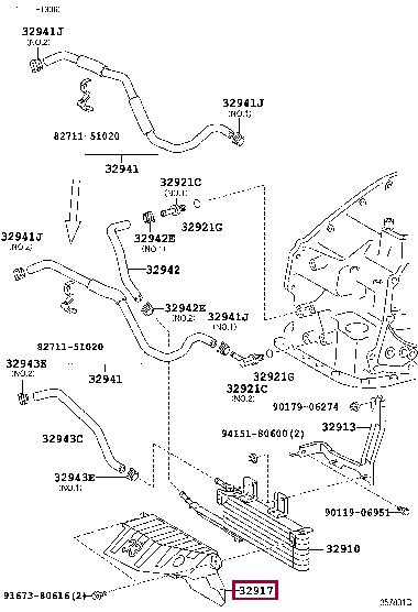 3291748030 Toyota Воздуховод