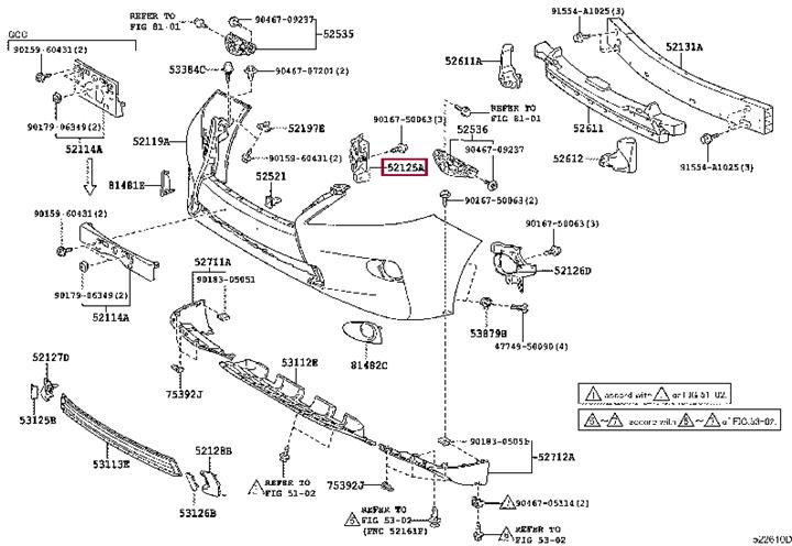 Toyota 52125-48060 Кронштейн фары 5212548060: Отличная цена - Купить в Украине на EXIST.UA! 5212548060 Toyota Кронштейн фары