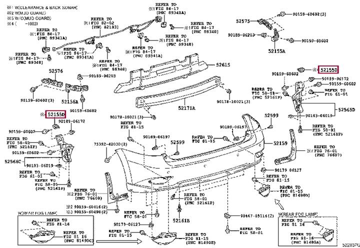 5215448010 Toyota Кронштейн бампера