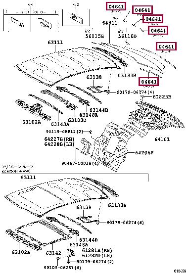 Toyota 56118-50060 Ущільнювач скла 5611850060: Купити в Україні - Добра ціна на EXIST.UA!