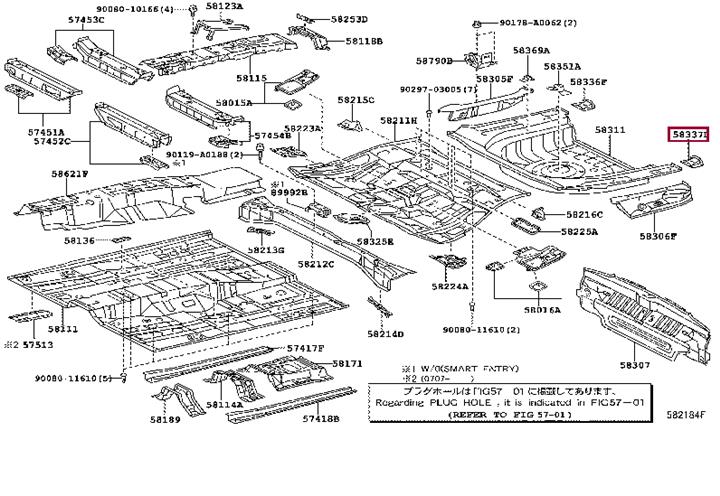 5833733030 Toyota Кронштейн бампера