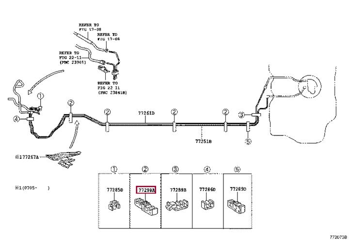 7729852070 Toyota Кронштейн осушителя