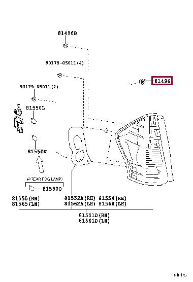 8149621010 Toyota Кліпса
