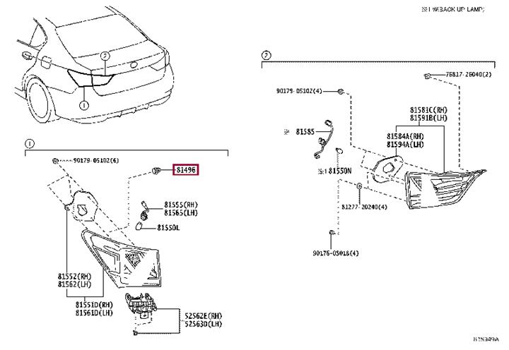 8149650010 Toyota Клипса