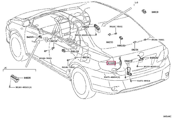 Купити Toyota 83320-12730 за низькою ціною в Україні!