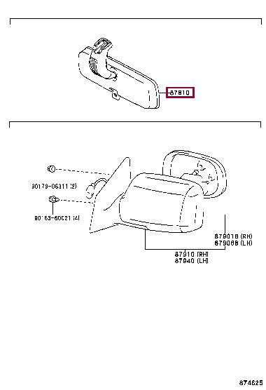 Купити Toyota 87810-0D011 за низькою ціною в Україні!