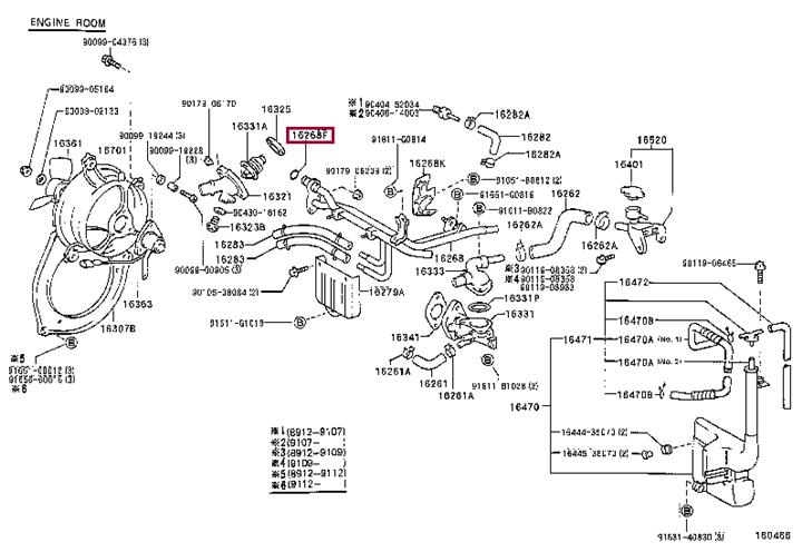 9676124019 Toyota Кольцо резиновое