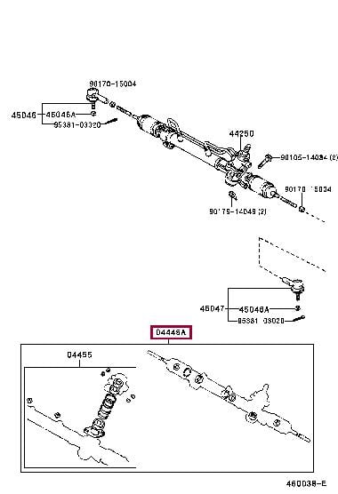 Toyota 04445-33070 Ремкомплект рулевого механизма 0444533070: Отличная цена - Купить в Украине на EXIST.UA! 0444533070 Toyota Ремкомплект рулевого механизма