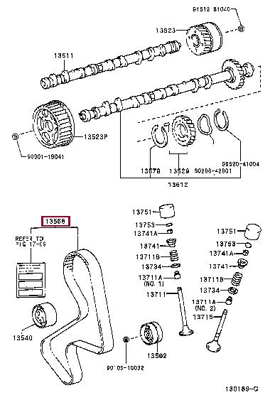 1356879205 Toyota Ремень ГРМ