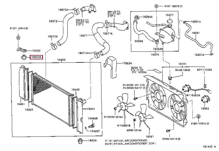 1652321020 Toyota Кронштейн радиатора