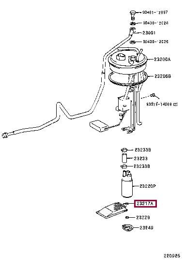 Каталог фильтров toyota