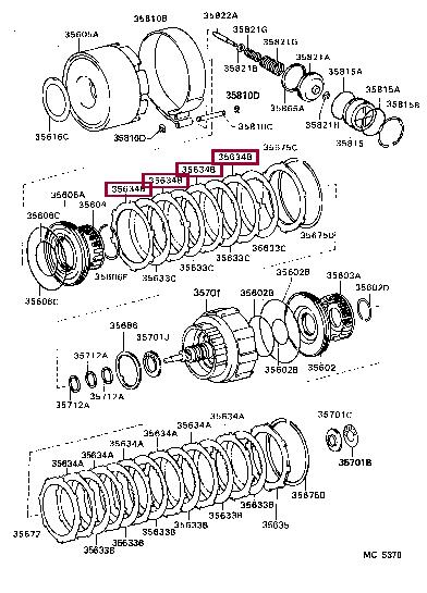 3564722030 Toyota Диск