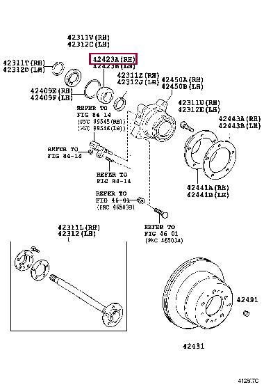 Втулка Toyota 42423-34040