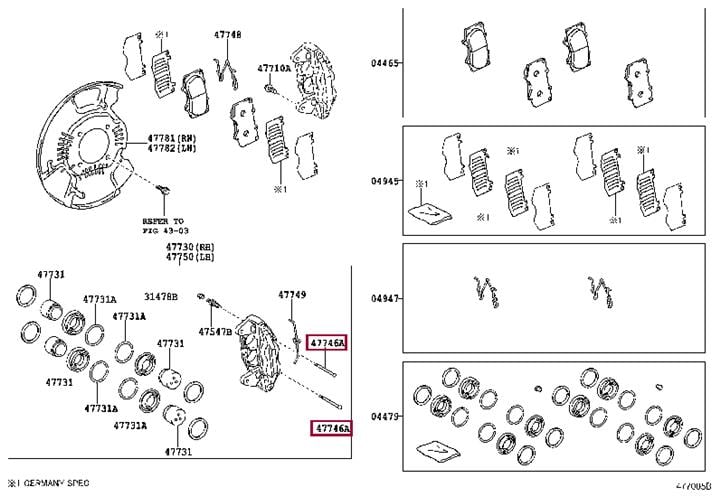 Купить Toyota 47735-60300 по низкой цене в Украине!