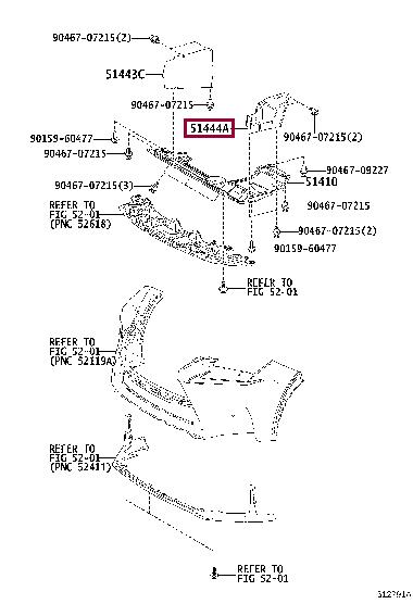 5144442040 Toyota Защита двигателя