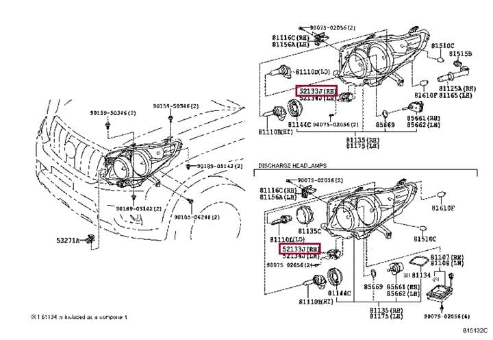 5213360130 Toyota Кронштейн бампера