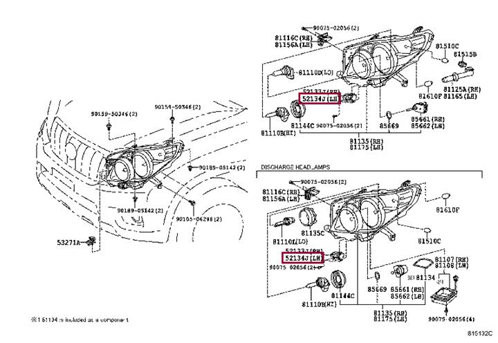 5213460140 Toyota Кронштейн бампера