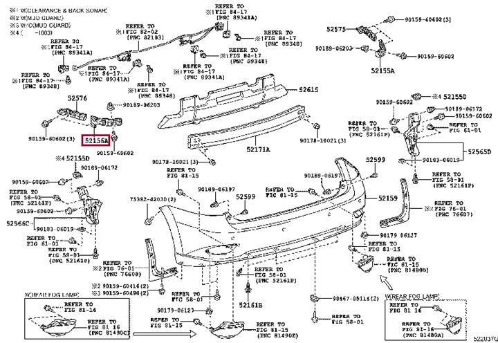 Toyota 52156-48031 Кронштейн бампера 5215648031: Отличная цена - Купить в Украине на EXIST.UA! 5215648031 Toyota Кронштейн бампера