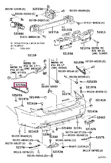 5215650040 Toyota Упор бамперу