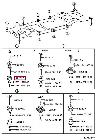 Купить Toyota 52202-35080 по низкой цене в Украине!