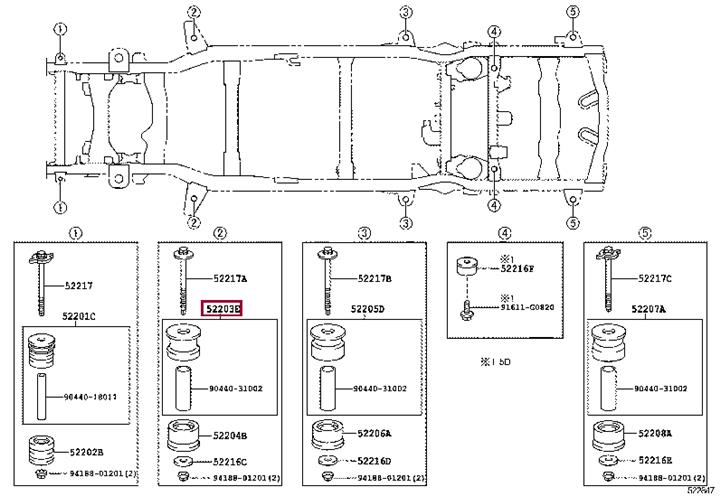 Купить Toyota 52203-60100 по низкой цене в Украине!